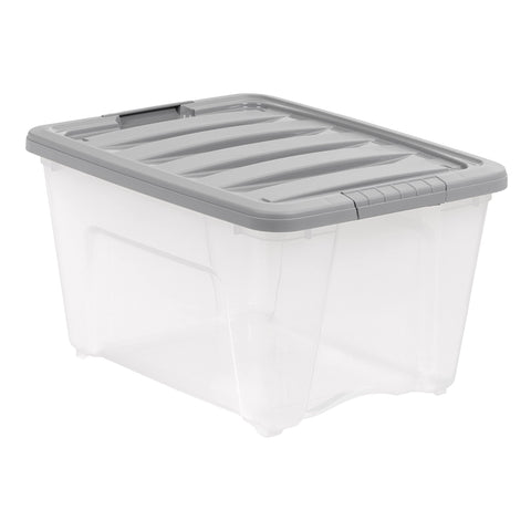 Amazon Basics stackable layout demonstrating stable vertical storage