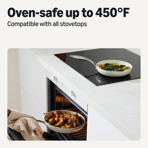 amazon basics riveted stay-cool handle detail showing secure grip for safer cooking