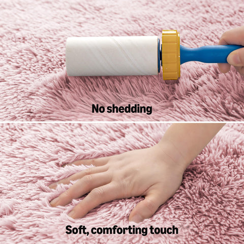 Amazon Basics rug styled in bedroom improving comfort and visual warmth