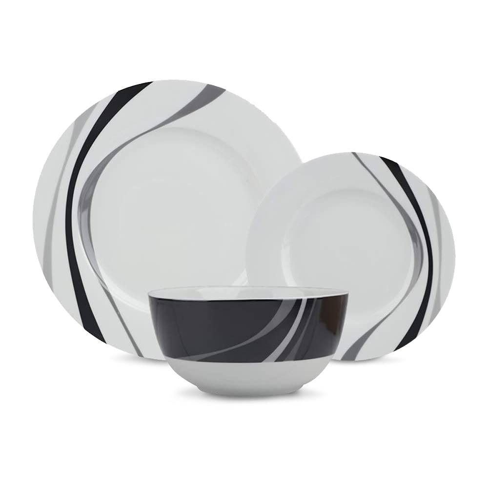 Amazon Basics Swirl bowl detail highlighting rim and depth for versatile serving benefit