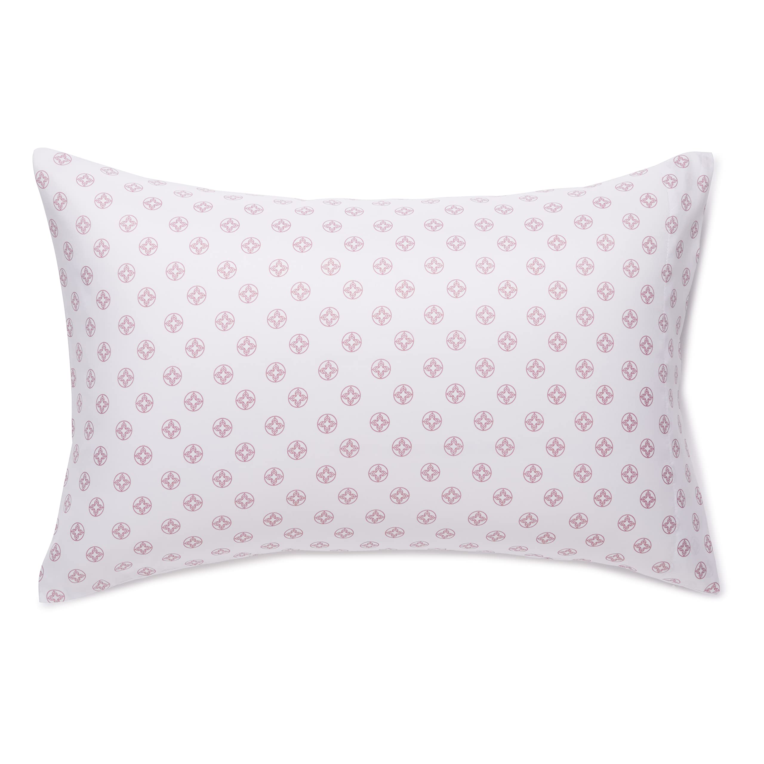 Amazon Basics fitted sheet corner showing all-around elastic for secure mattress fit