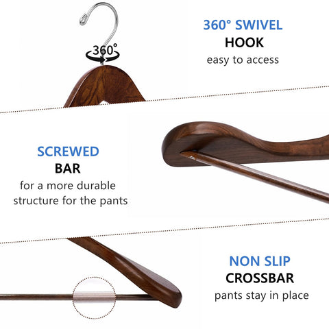 Amber Home detailed pant bar with rubber coating and screw reinforcement for secure grip