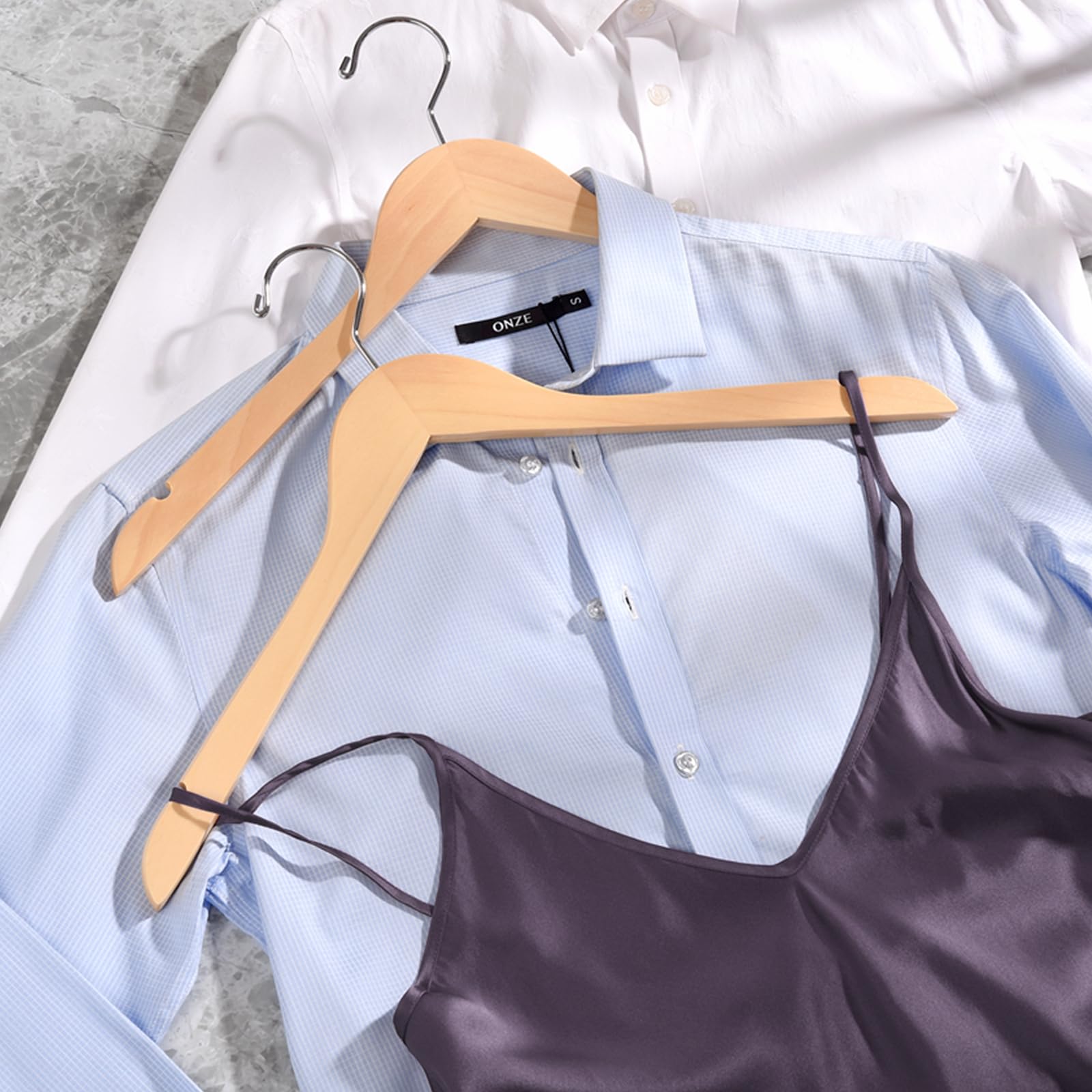 Amber Home notched shoulder detail preventing slips benefit
