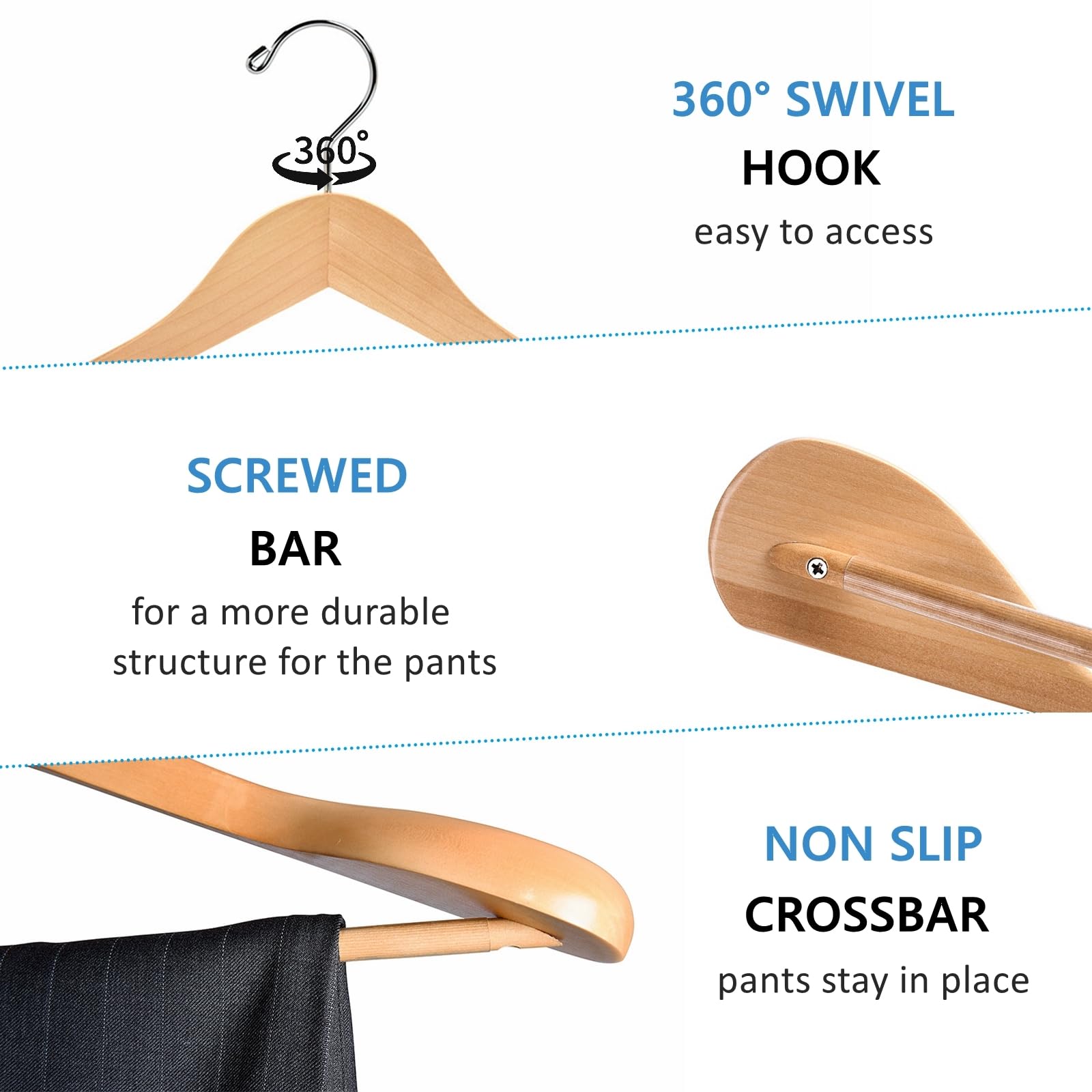 Amber Home profile showing inward-curved wide shoulder preserving jacket shape and fit