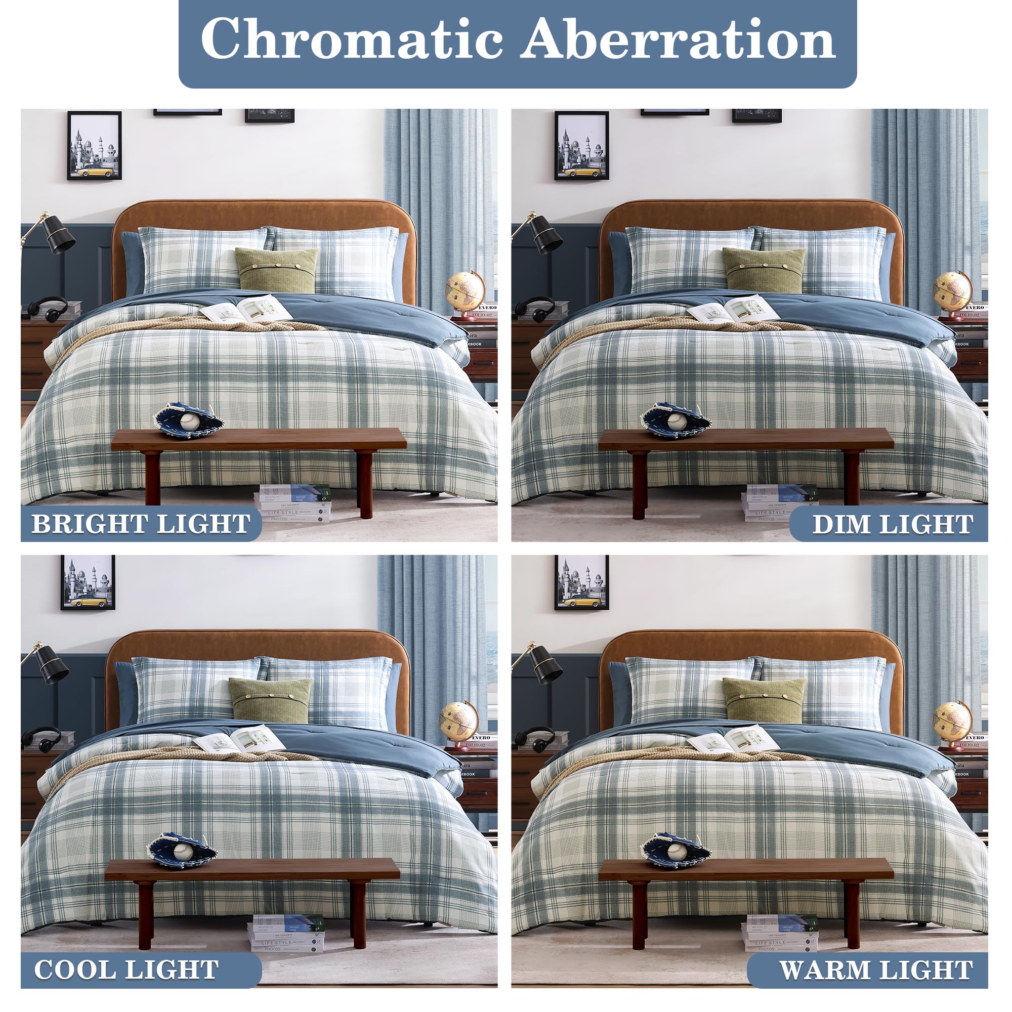 AMBERSPACE full bed scale comparison showing fit on a standard full mattress