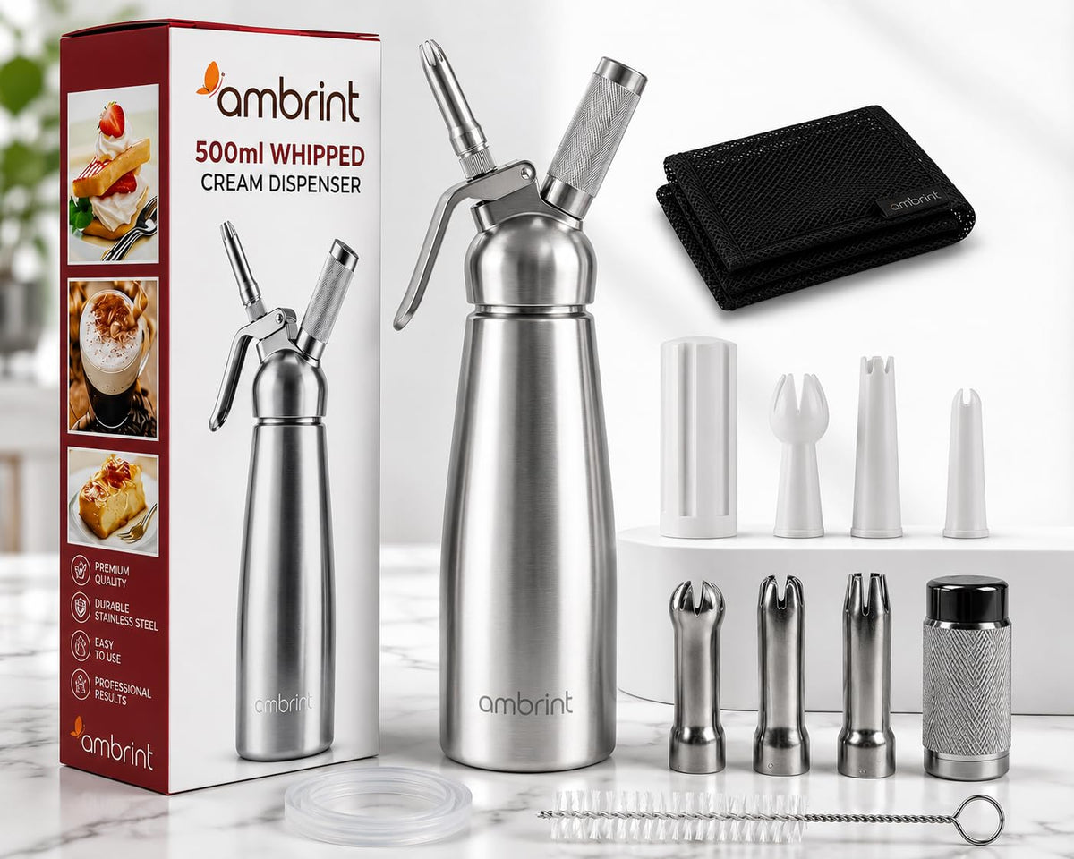 ambrint aluminum canister front view showing durable build and leak resistance