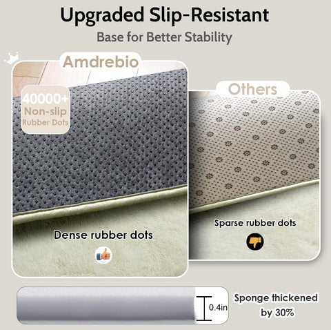 Amdrebio edge and stitching detail highlighting durable finish benefit