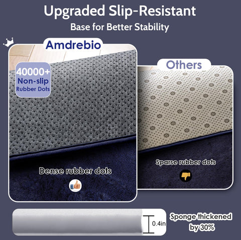 Amdrebio edge stitching close-up showing neat finish and durable construction benefit