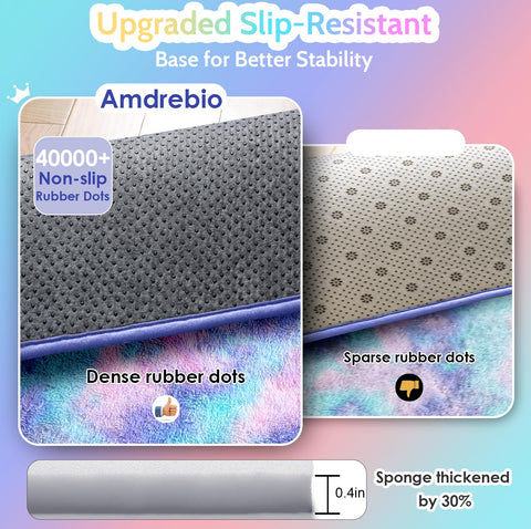 Amdrebio unboxed rug from vacuum packaging showing easy recovery benefit