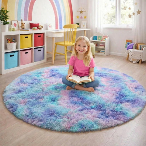 Amdrebio rug in kids bedroom with toys creating cozy play area benefit