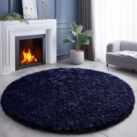 Amdrebio rug in living room under coffee table adding warmth and style benefit