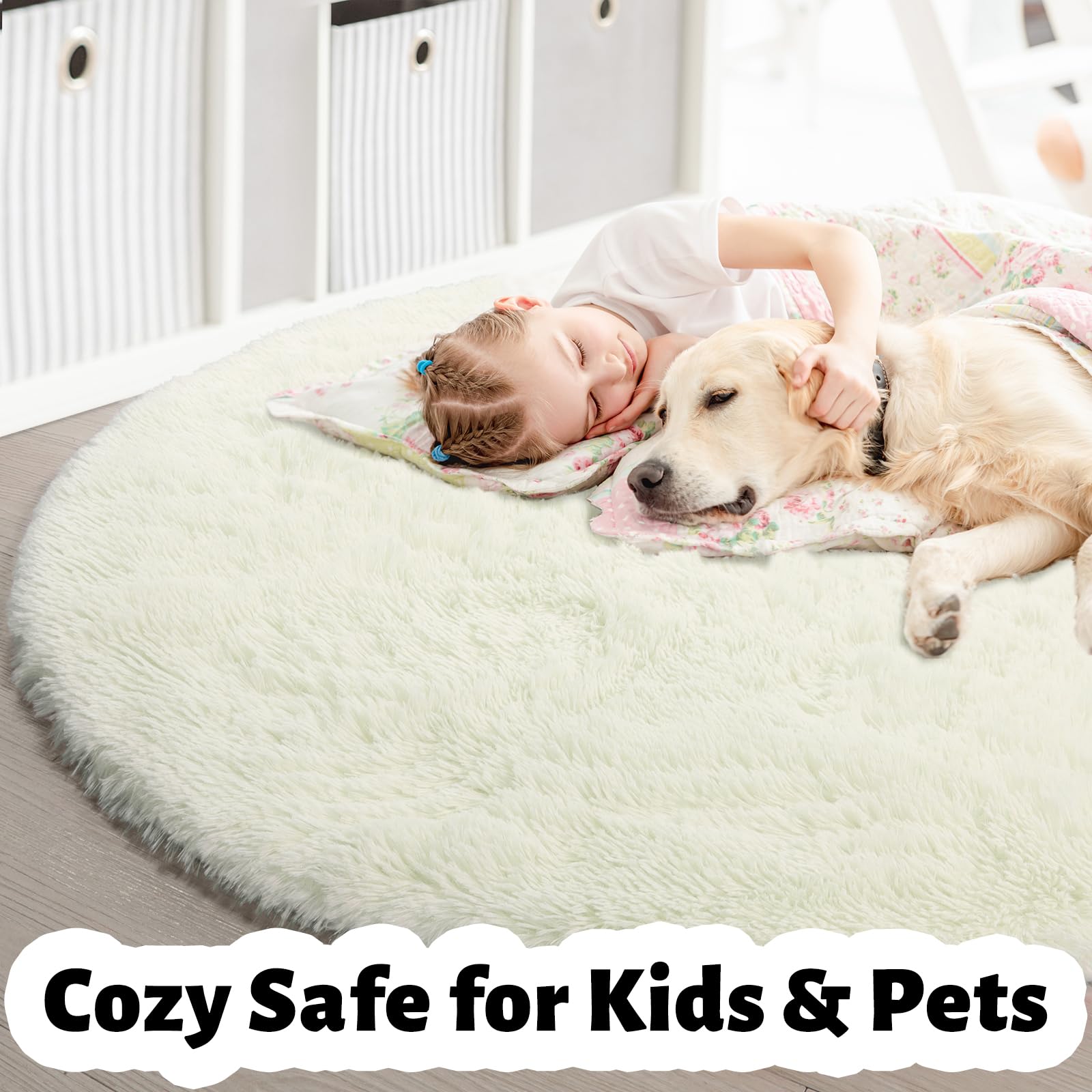 Amdrebio rug in kids bedroom creating a safe comfortable play area benefit