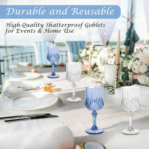 AmeLeis stacked goblets for compact storage and easy transport