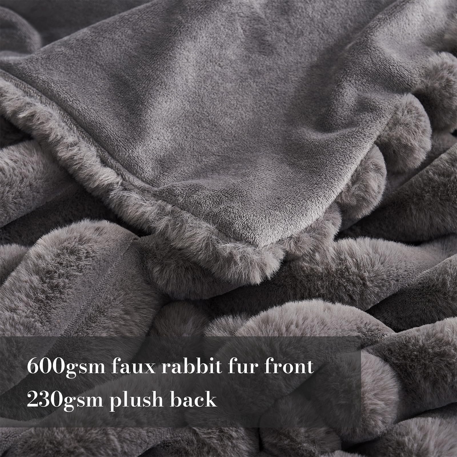Amélie Home reverse milk fleece view showing smooth, skin-friendly backing