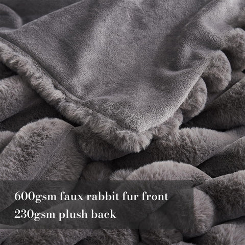 Amélie Home reverse milk fleece view showing smooth, skin-friendly backing
