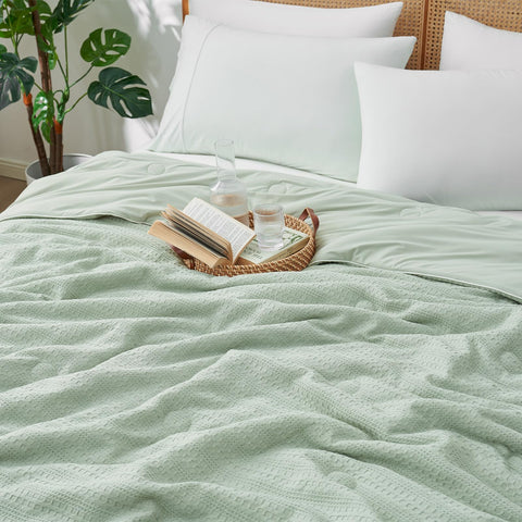 Amélie Home packaged comforter ready to gift showing neat presentation