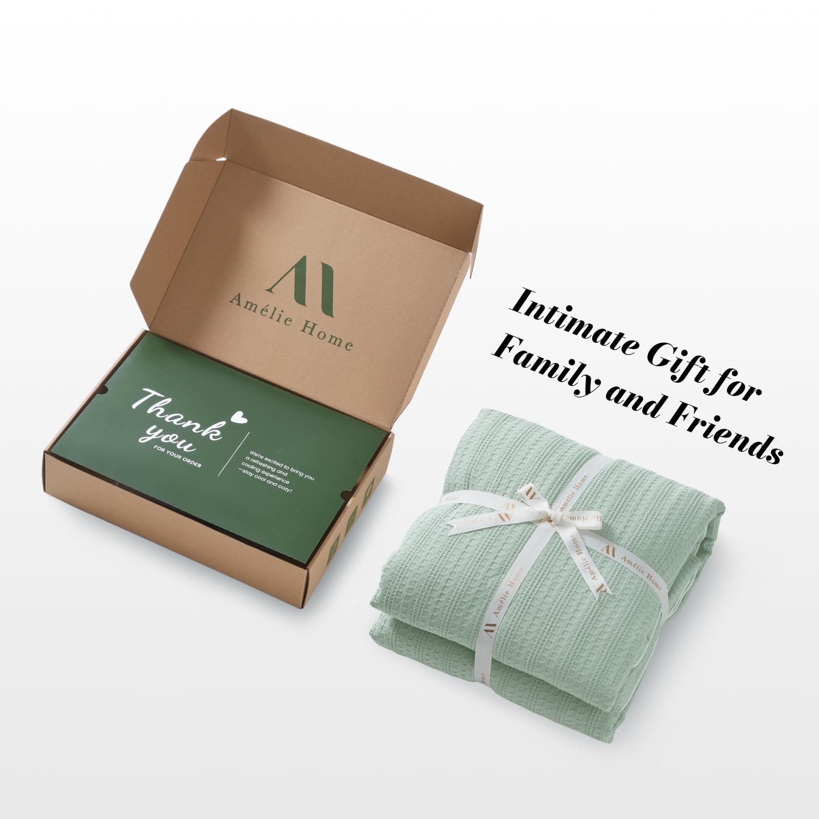 Amélie Home queen size comforter beside ruler for size and coverage clarity