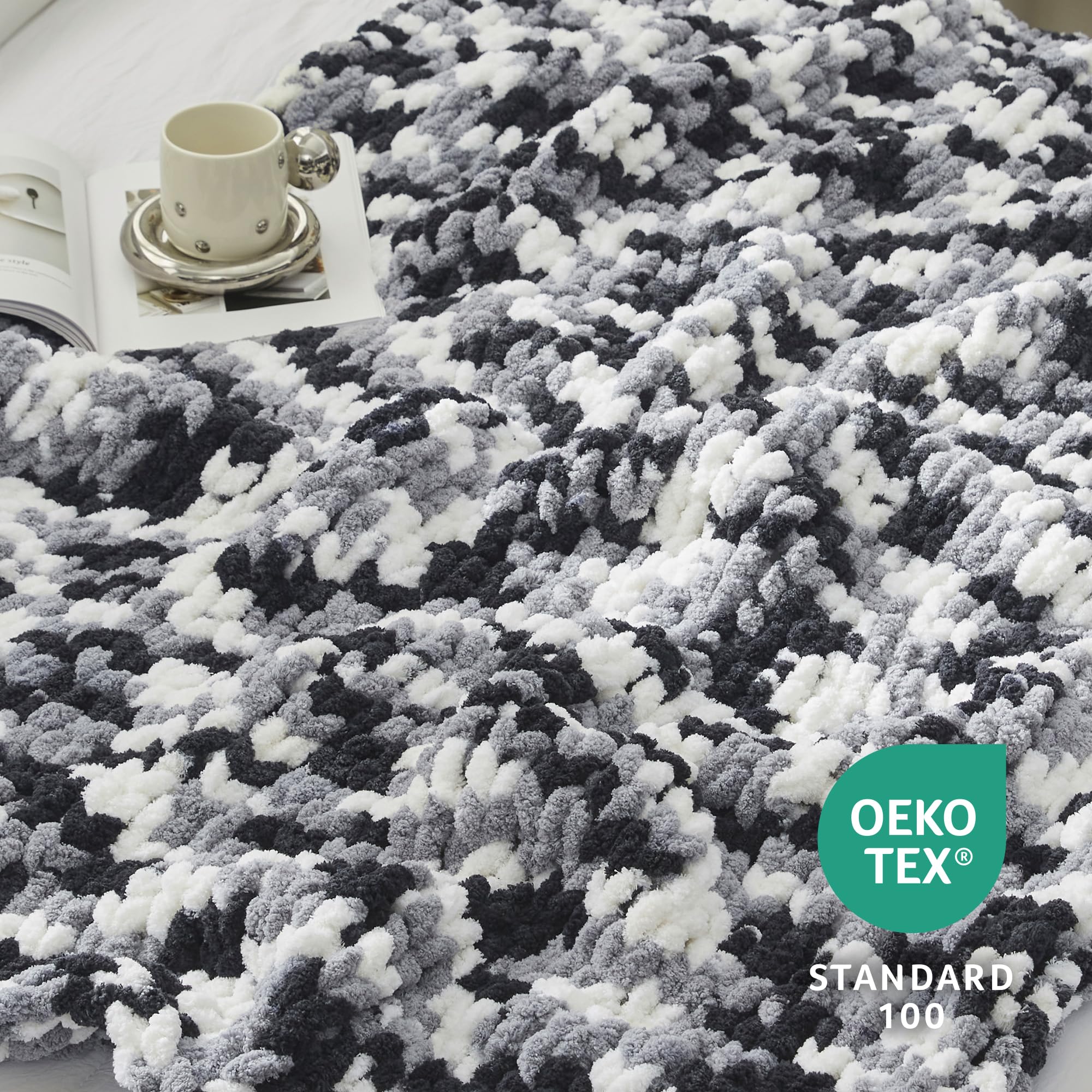 Amélie Home OEKO-TEX label detail confirms safe-certified materials benefit