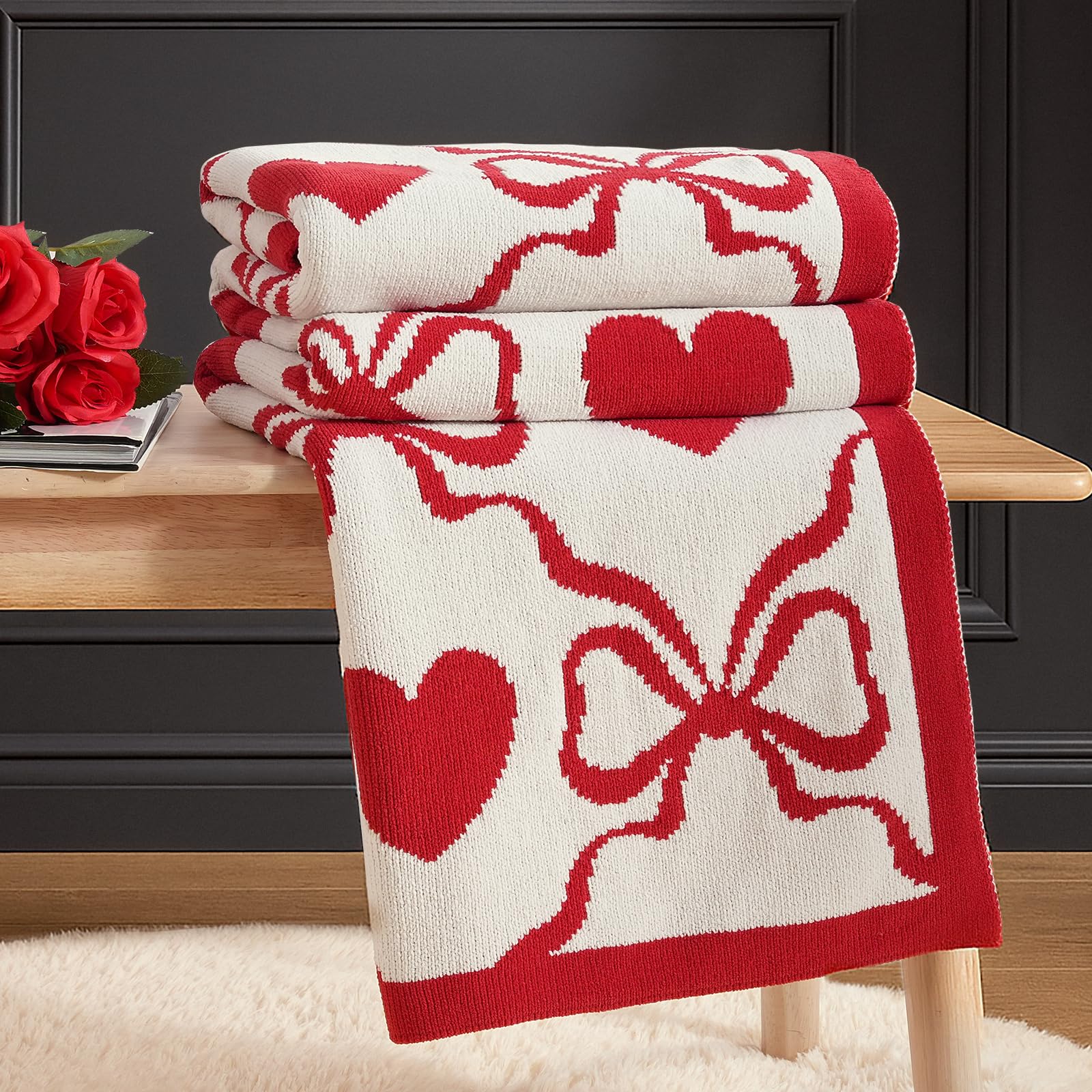 Amélie Home throw on picnic blanket outdoors showing portable comfort benefit