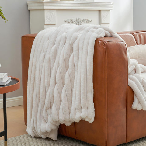 Amélie Home jacquard stripe detail showing refined texture and style