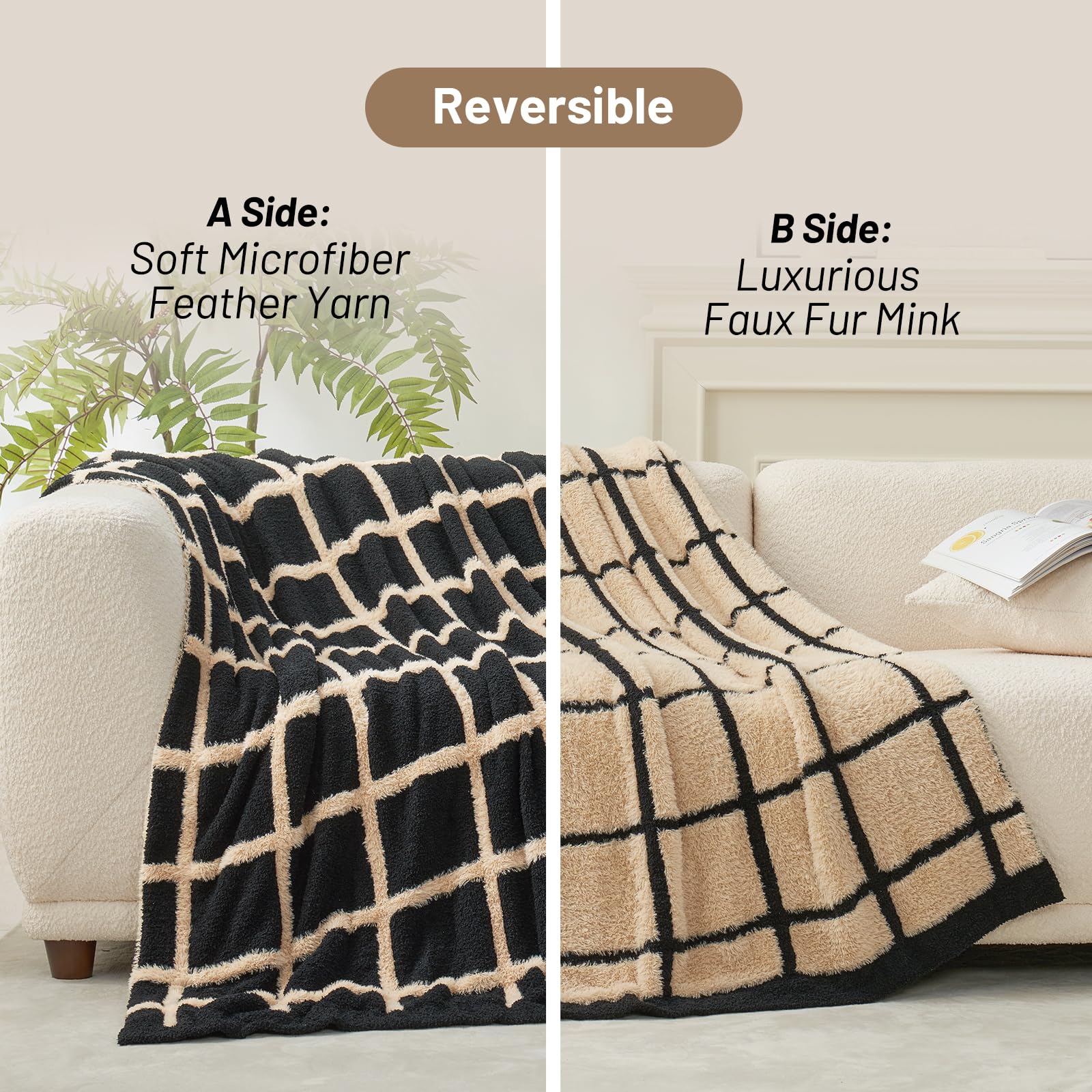 Amélie Home throw draped over bed end provides soft accent and bedroom warmth