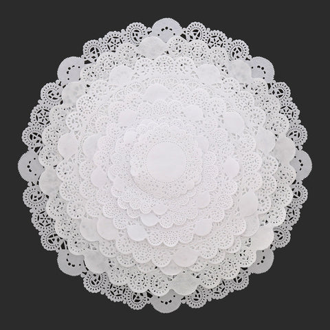 AmerCareRoyal stacked doilies showing paper thickness and durability for one-time use benefit