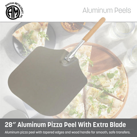 American Metalcraft close-up of smooth aluminum blade demonstrating effortless sliding