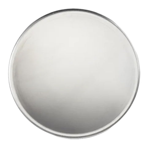 American Metalcraft front view of 14-inch coupe pan shows durable profile and even heating