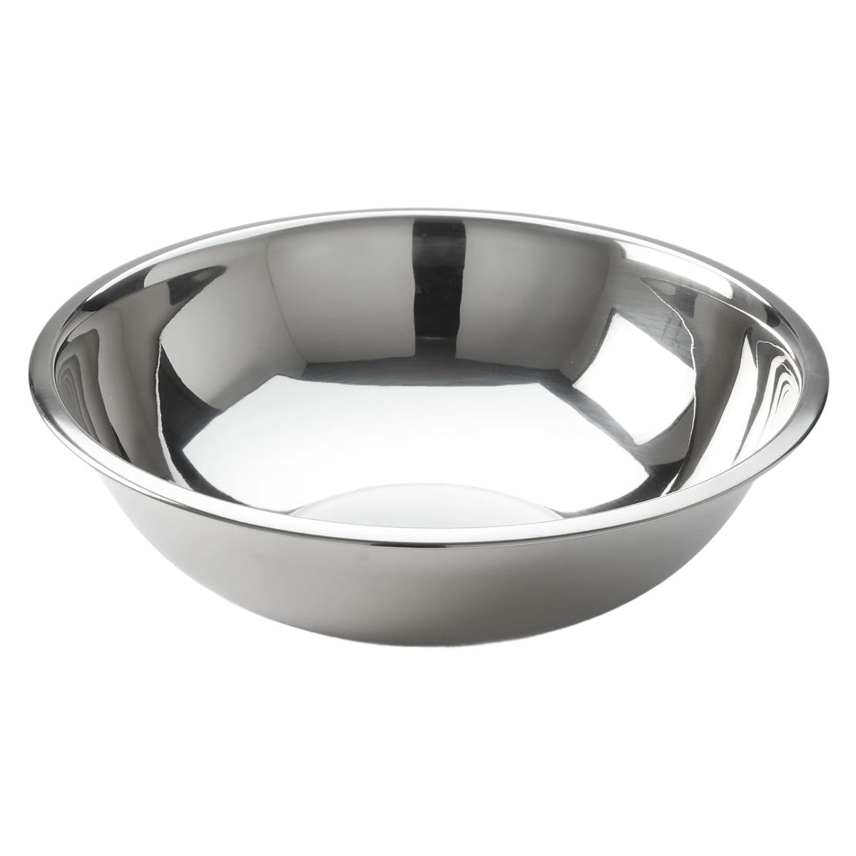 American Metalcraft front view of 16-inch bowl showing large capacity and professional finish