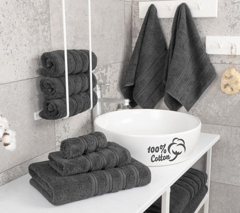 American Soft Linen bath towel detail highlighting plush cotton loops for quick absorbency