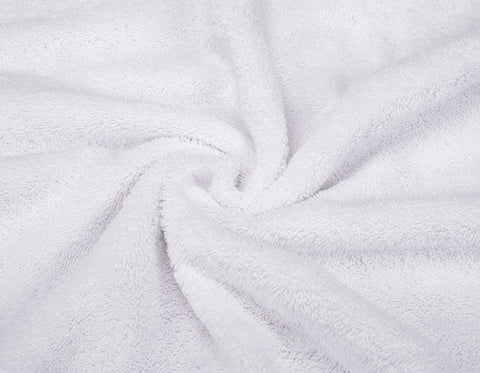 American Soft Linen hand towel draped on rack showing plush edge and quick-dry benefit