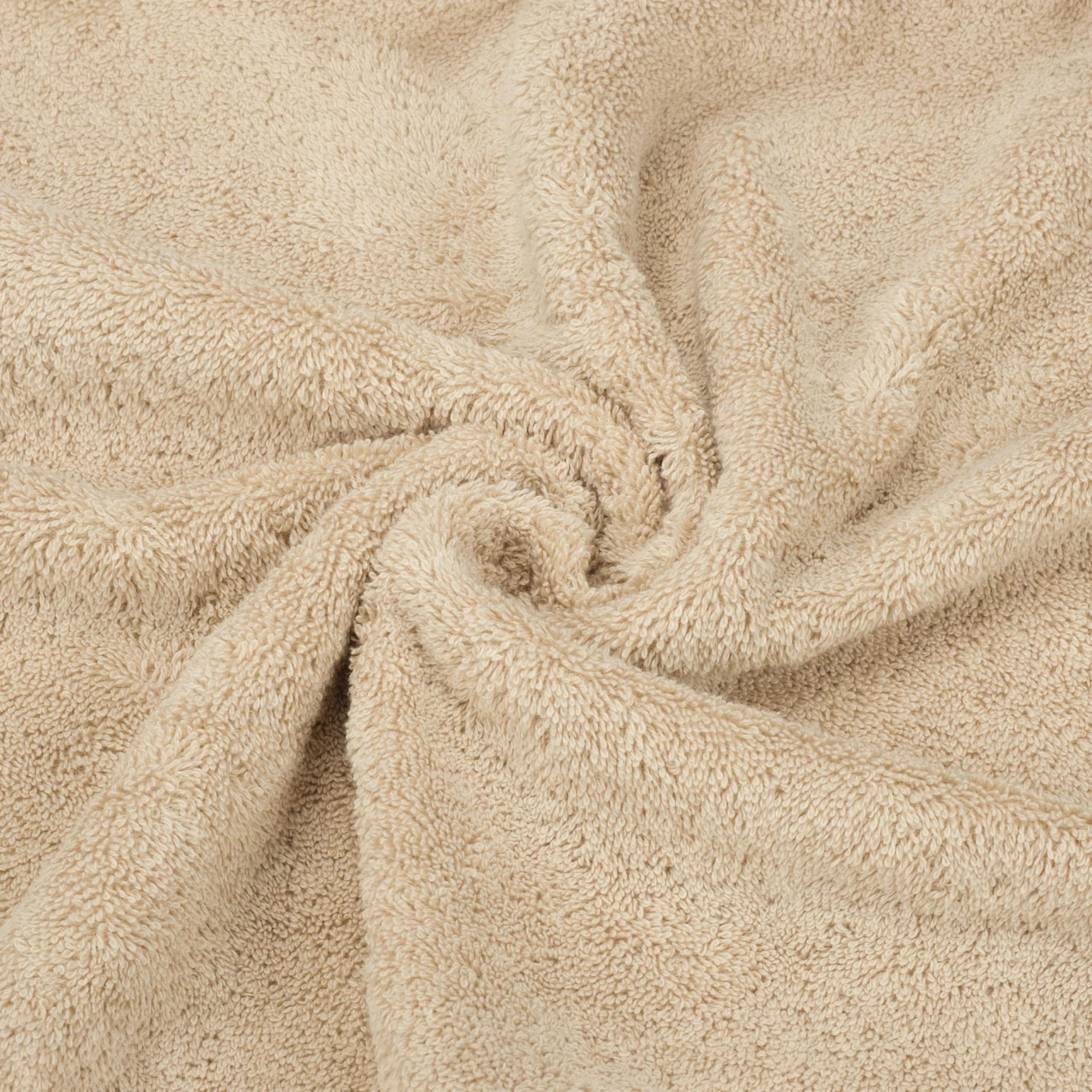 American Soft Linen towel inside washing machine showing easy machine-wash care