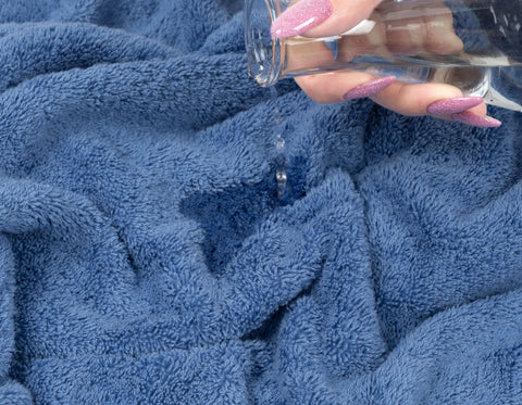 American Soft Linen label close-up showing OEKO-TEX certification for safer textiles