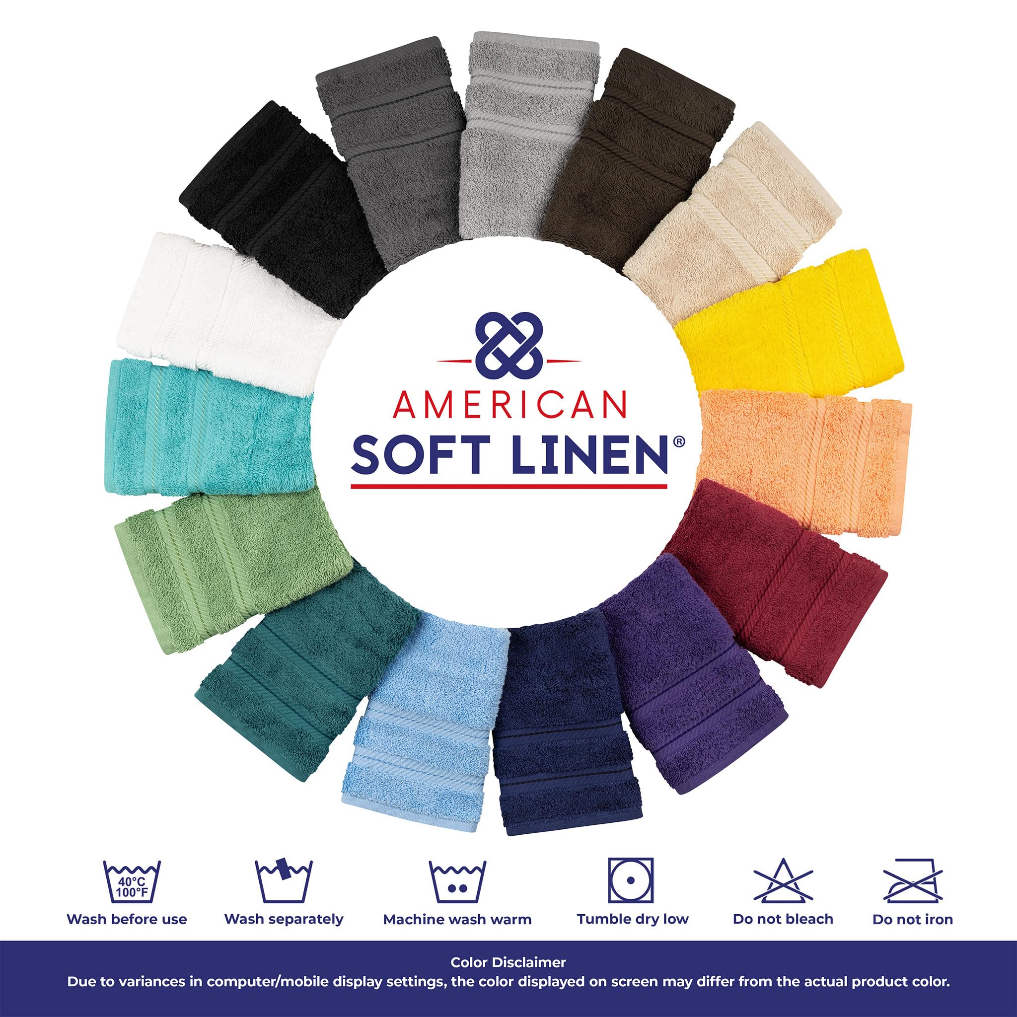 American Soft Linen towel absorbing water in use demonstrating fast absorbency benefit