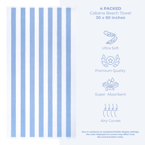 American Soft Linen folded stack of four towels showing compact packability and soft feel