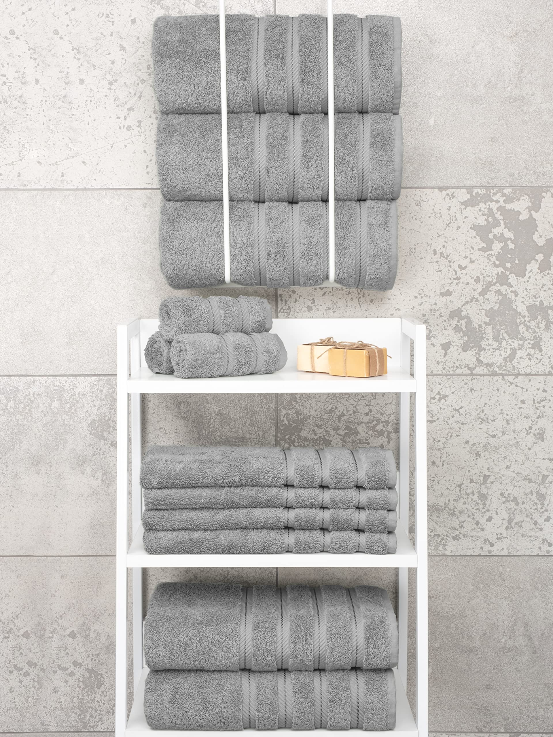 American Soft Linen hand pressing texture to show soft, durable cotton