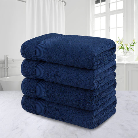 american veteran towel close-up texture highlighting plush Turkish cotton loops and absorbency