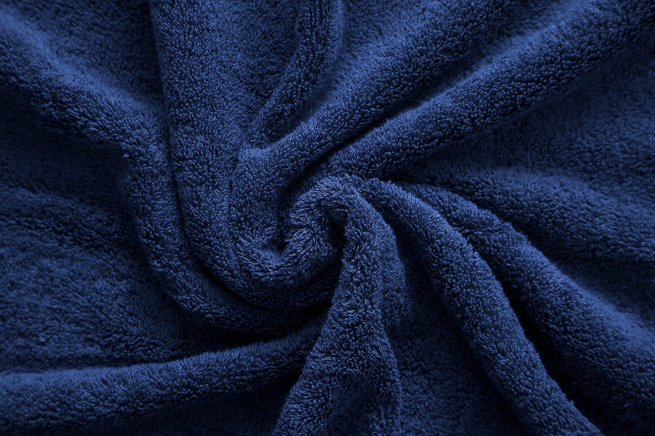 american veteran towel label and hem detail showing double-stitched edge for durable use