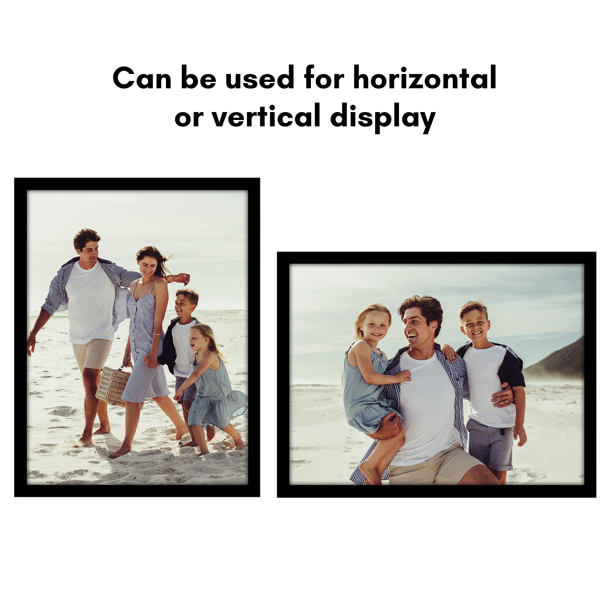 Americanflat back view with hanging hardware showing easy vertical and horizontal mounting