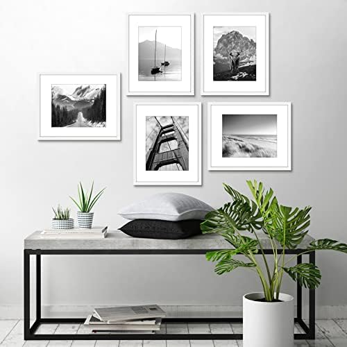Americanflat gallery wall with multiple frames creating cohesive decor impact
