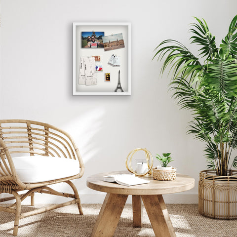Americanflat included hanging hardware and pins showing easy mounting and secure display benefit