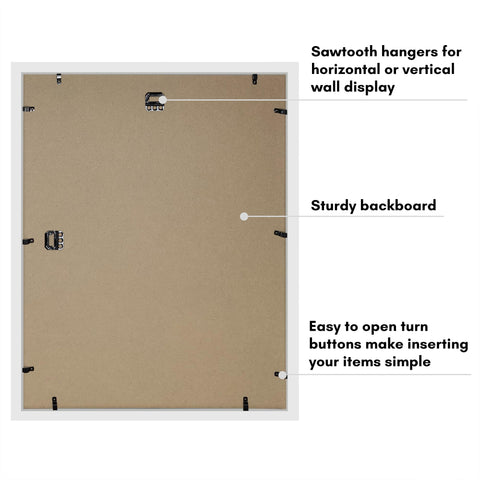 Americanflat side view showing 2.4-inch exterior depth for tabletop or shelf placement benefit