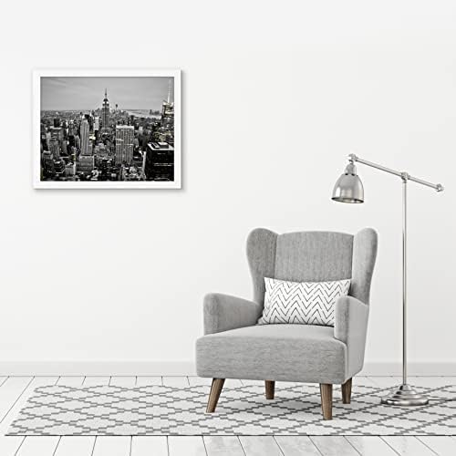 Americanflat close-up of frame corner molding showing sturdy MDF detail and polished edges