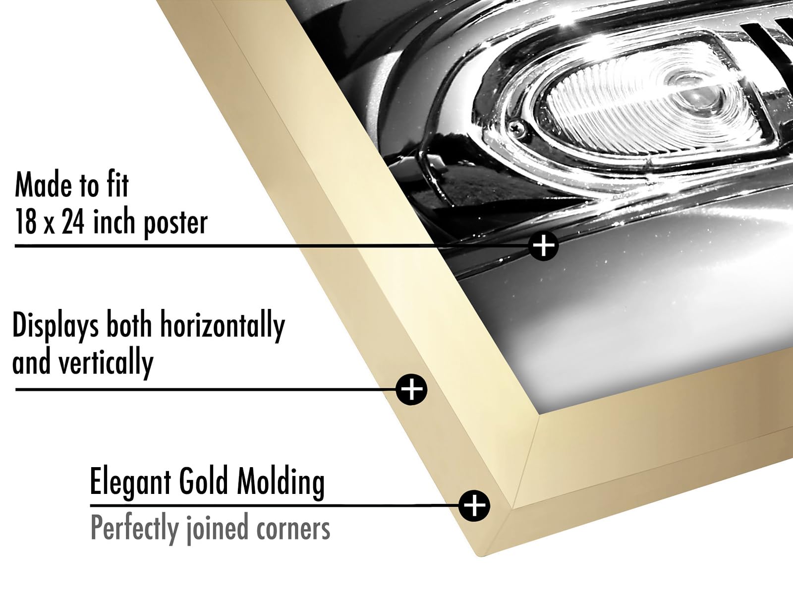 Americanflat plexiglass detail illustrating clear view and shatter-resistant protection