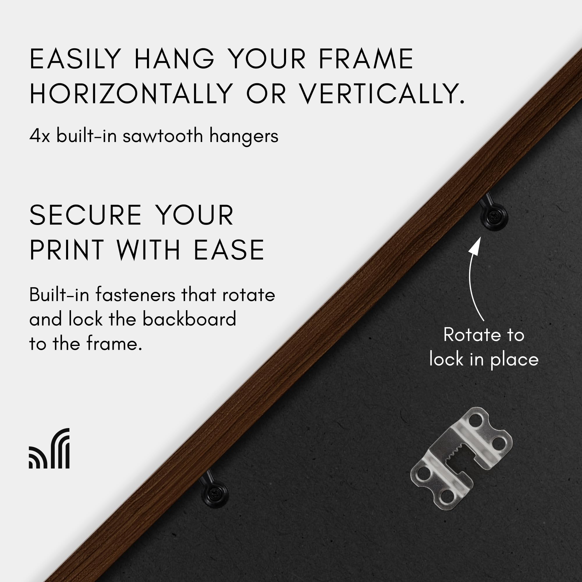 Americanflat polished plexiglass detail showing clear, protected view and lightweight safety