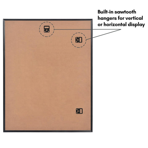 Americanflat horizontal hanging hardware detail showing flexible placement benefit