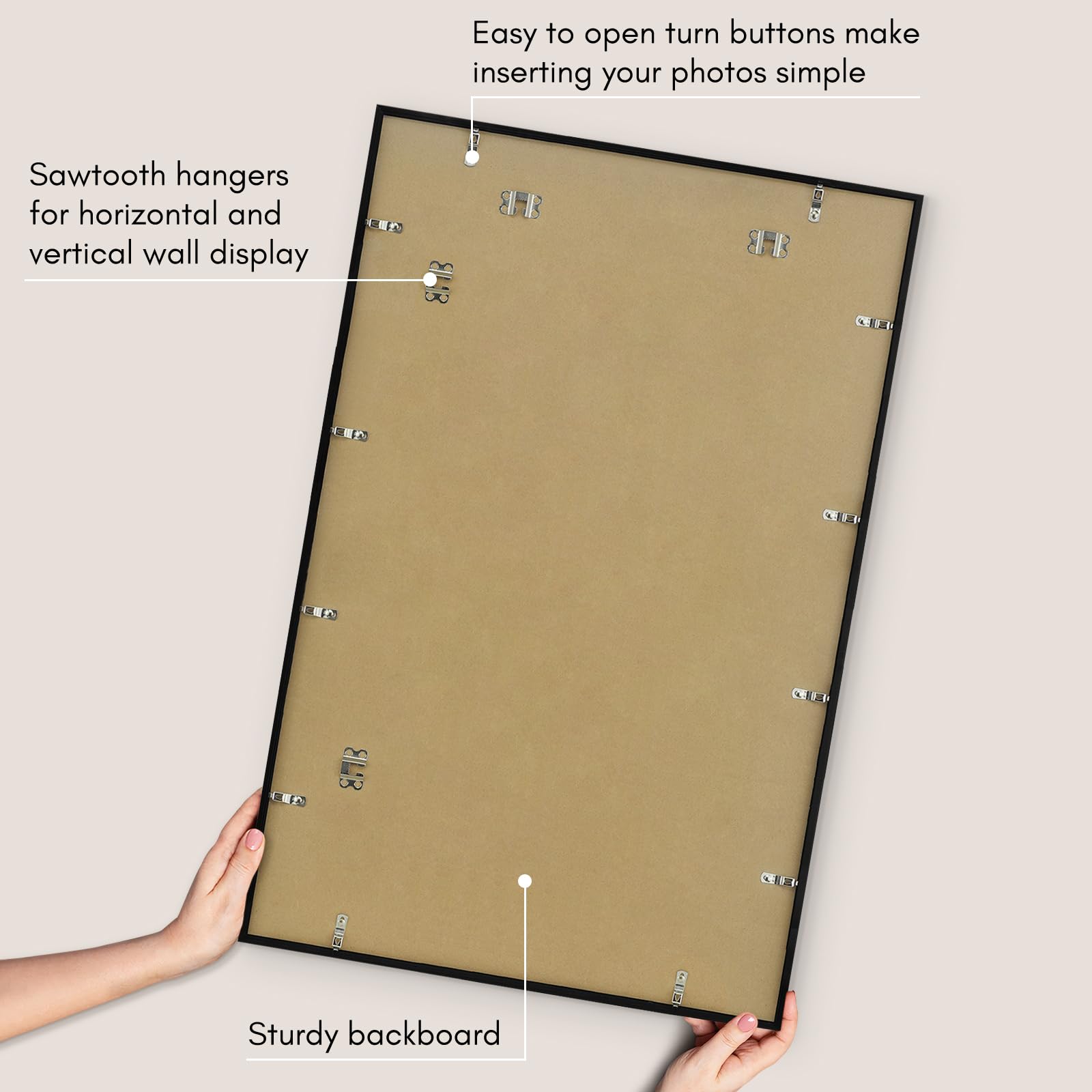 Americanflat frame displayed in living room showing decor upgrade and visual impact benefit