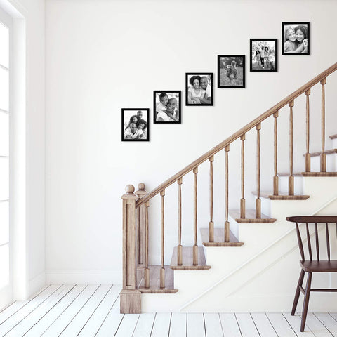 Americanflat frame back with easel and hanging hardware, enables versatile display