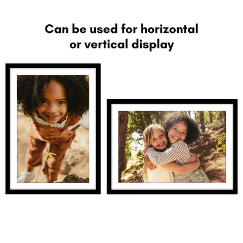 Americanflat back hardware and turn tabs for quick, secure photo swaps