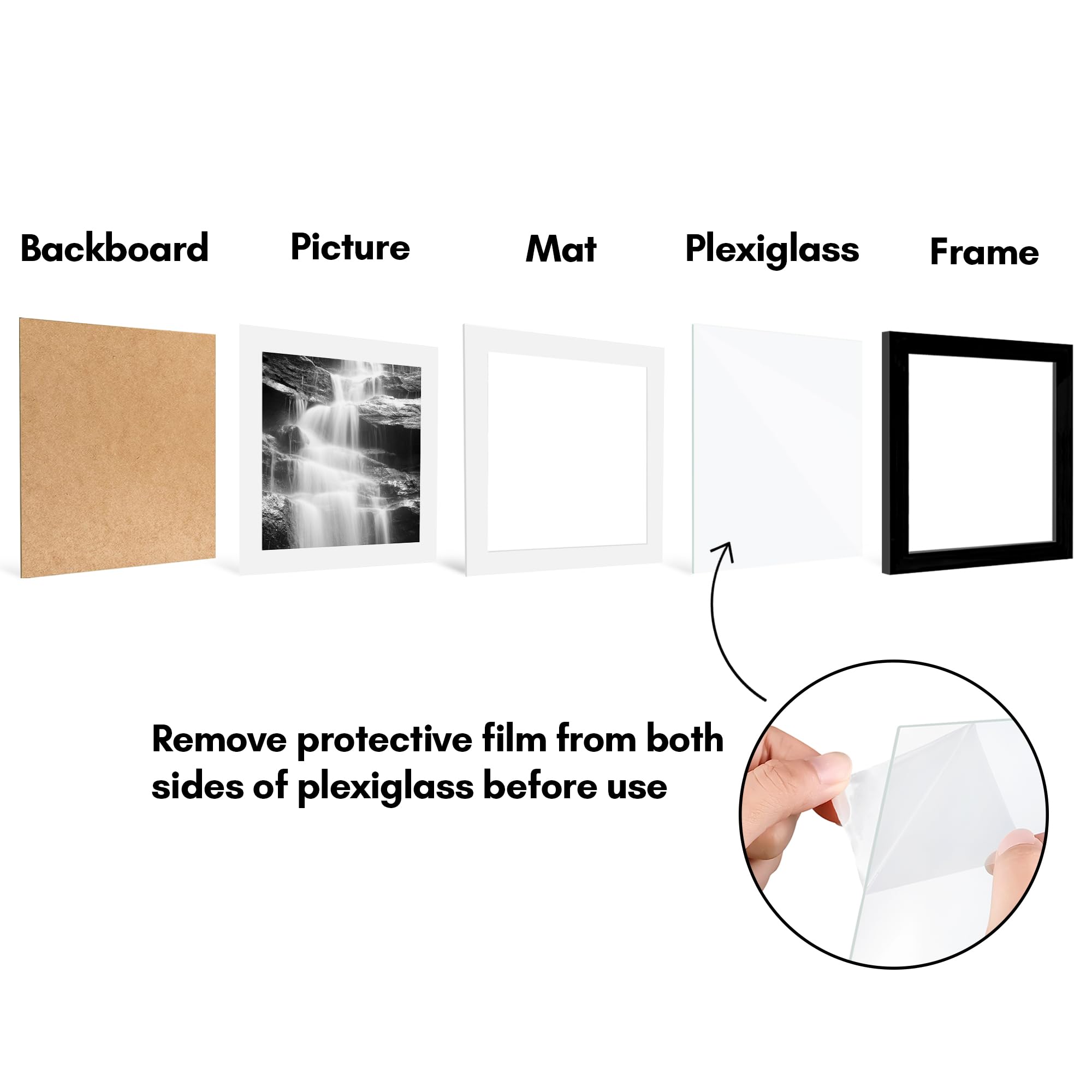 Americanflat backboard and included hanging hardware showing secure mounting